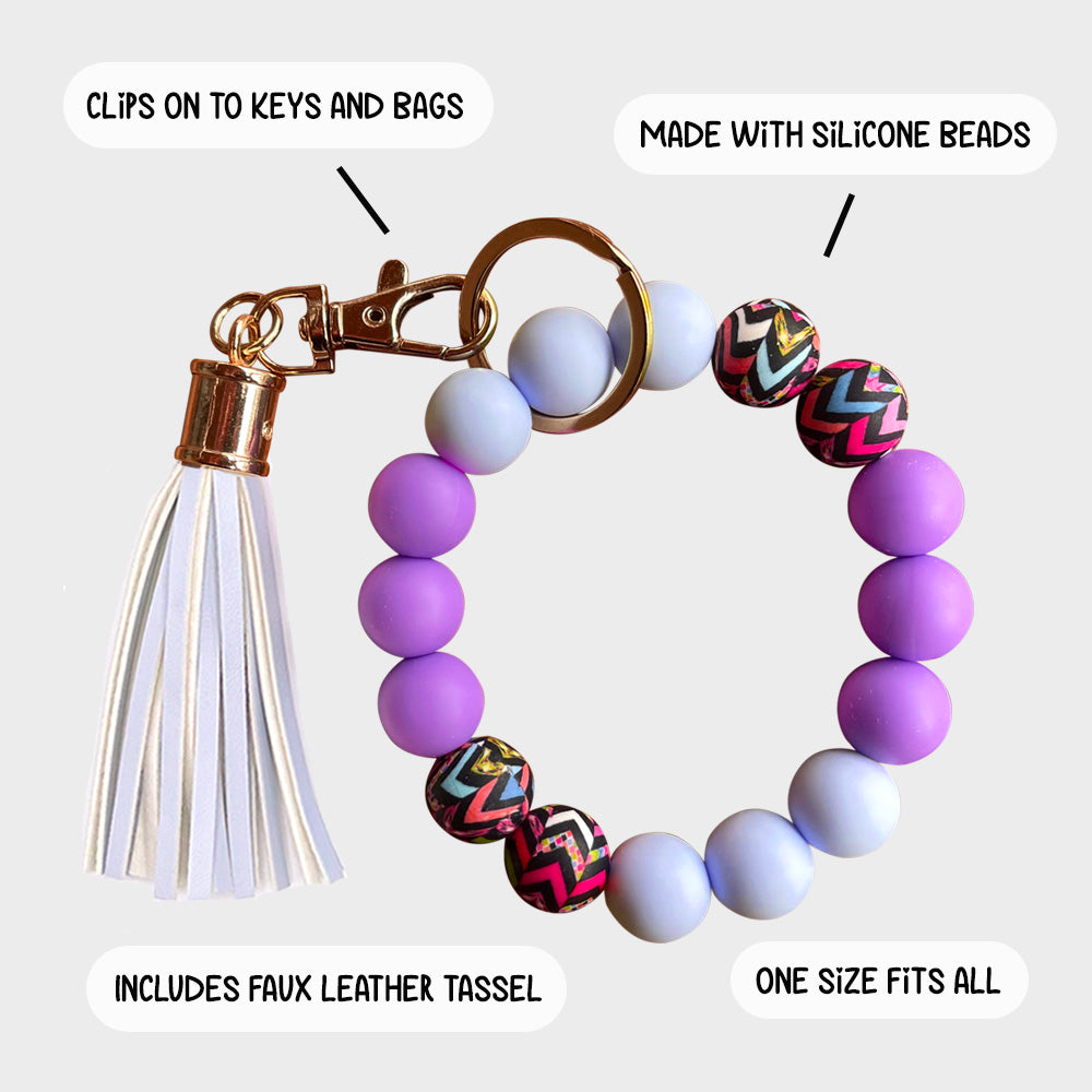 PHOTOGRAPHY SAMPLES - Bracelet Keychain - Purple Zest