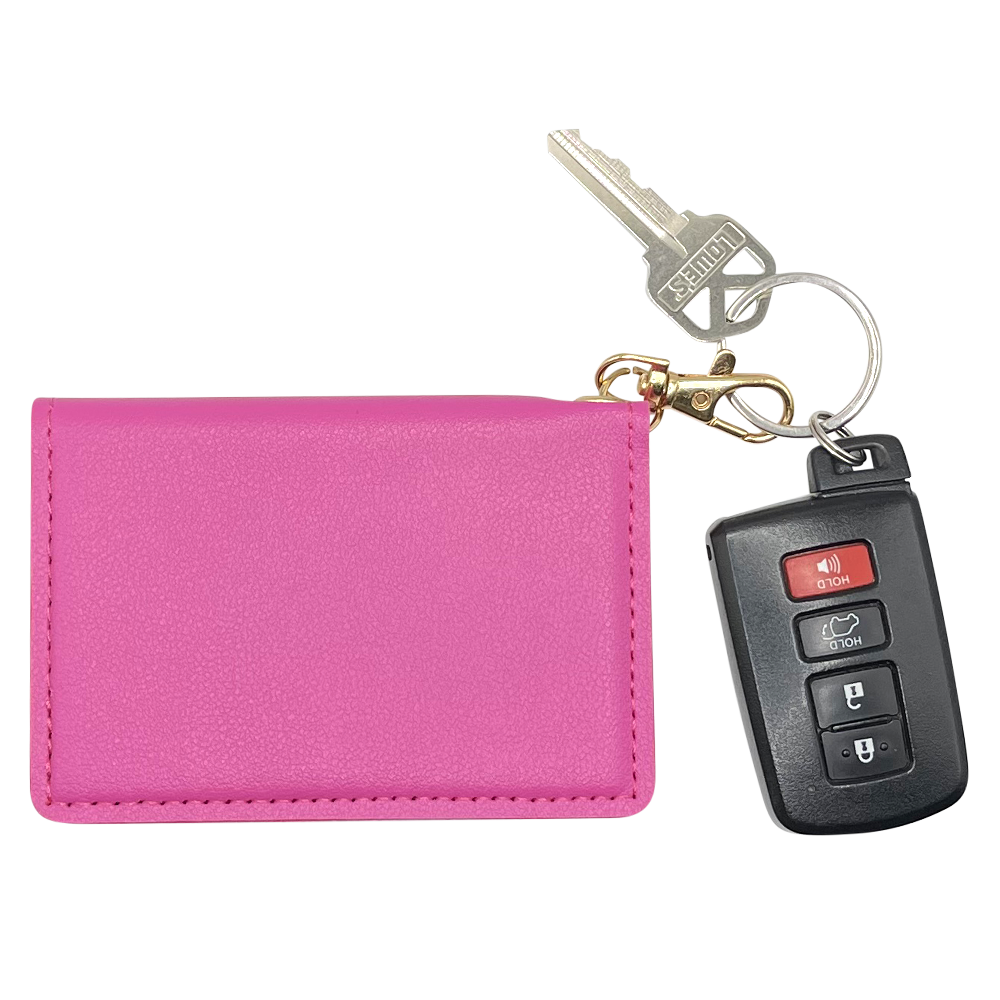 ID Wallet Keychain - Pink